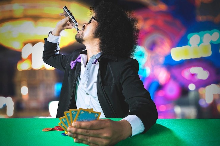 Antarmuka permainan Tembak Ikan di mentarijitu dengan kontrol penembak dan ikan target